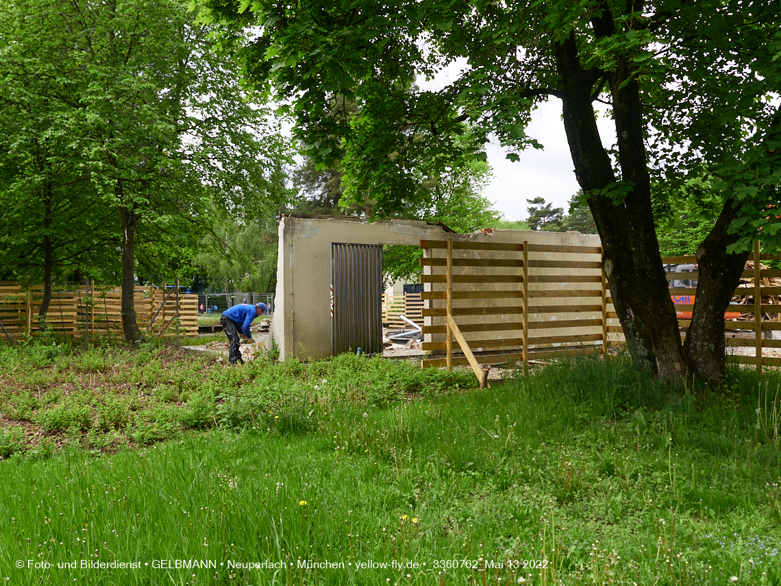 13.05.2022 - Baustelle am Haus für Kinder in Neuperlach